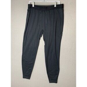 REI Co-op Pants Men Large Black Midweight Base Layer Bottoms Comfort Performance